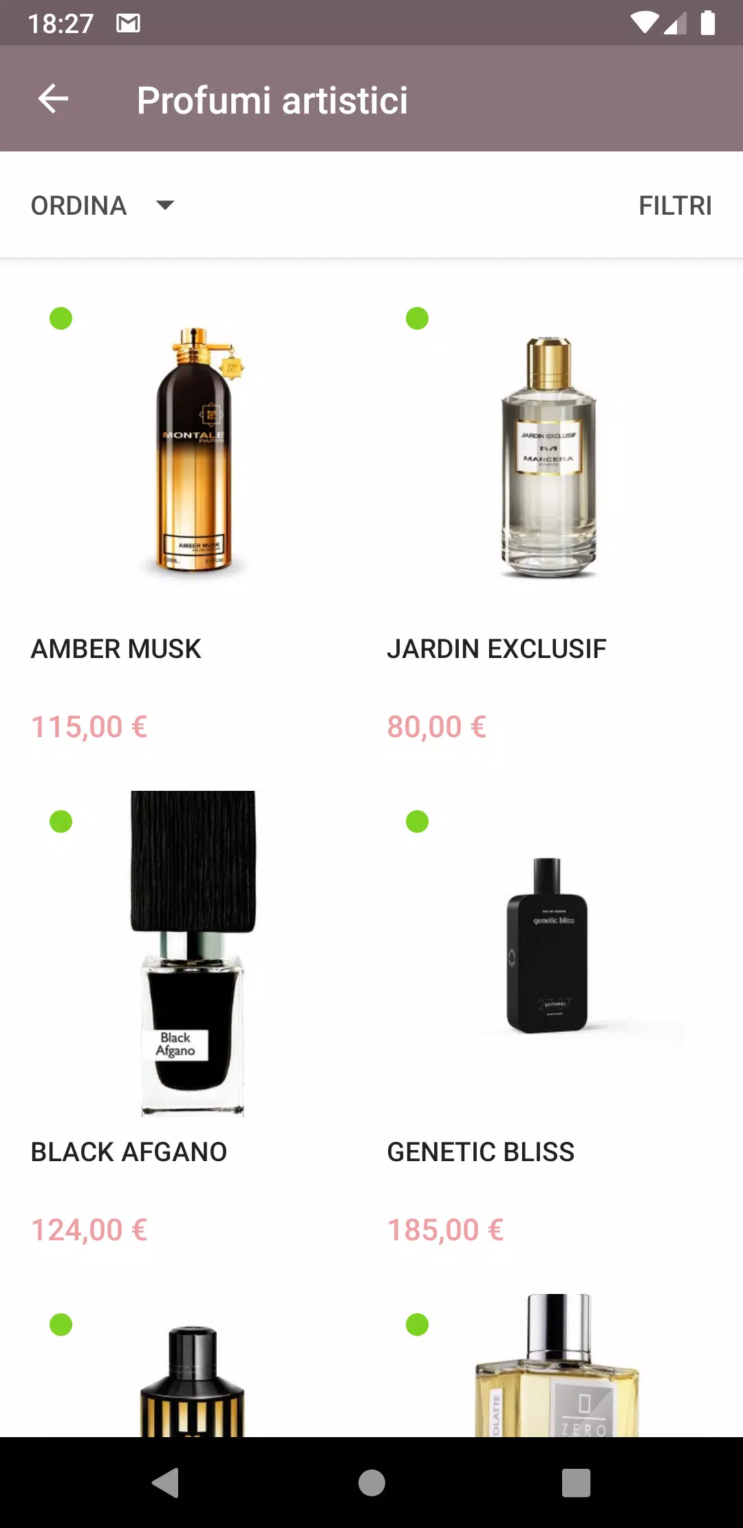 Maison de Parfum Capture d'écran 2