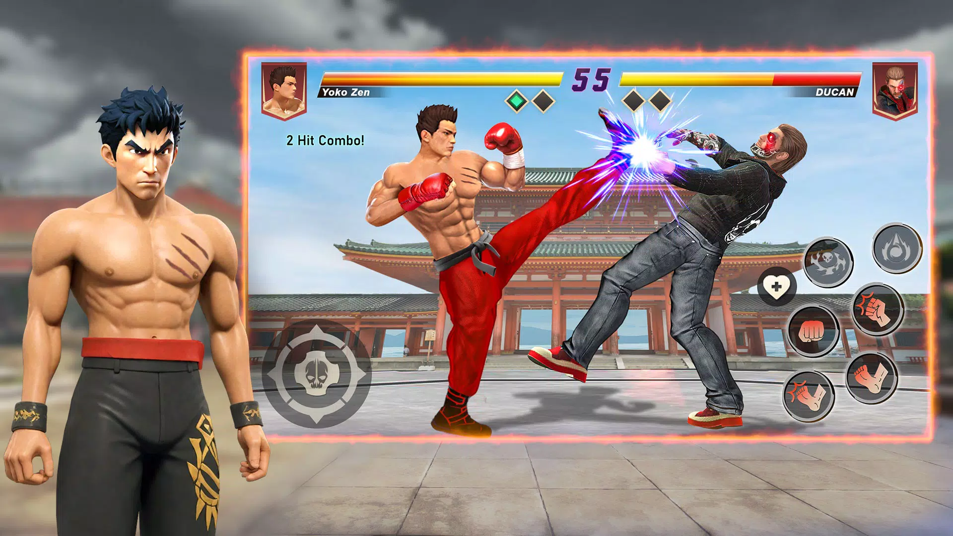 Karate Legends: Fighting Games Captura de tela 0