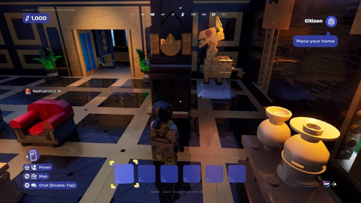 The shoot leading to the bank vault in LEGO Fortnite Brick Life.