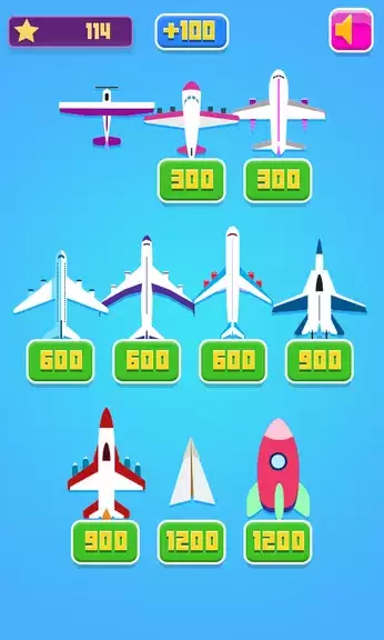 Plane Racing Game For Kids Schermafbeelding 2