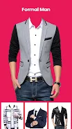 Smarty Men Jacket Photo Editor Zrzut ekranu 0