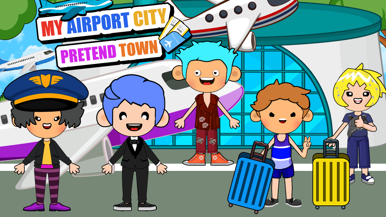 My Airport City : Pretend Town Tangkapan skrin 0