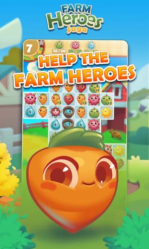 Farm Heroes Saga ဖန်သားပြင်ဓာတ်ပုံ 0