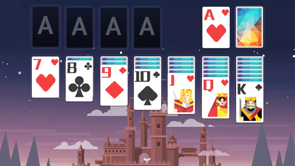 Solitaire FairyTaleCastleTheme Screenshot 2