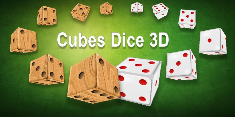 Cubes Dice 3D Schermafbeelding 0