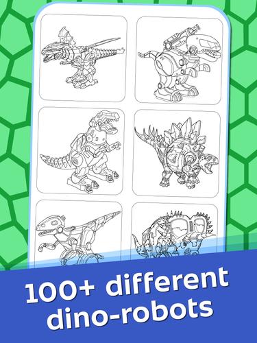 Dino Robots Coloring for Boys স্ক্রিনশট 2