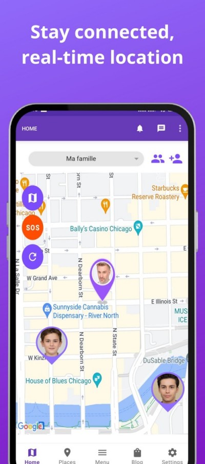 Schermata Find my kids location tracker 0