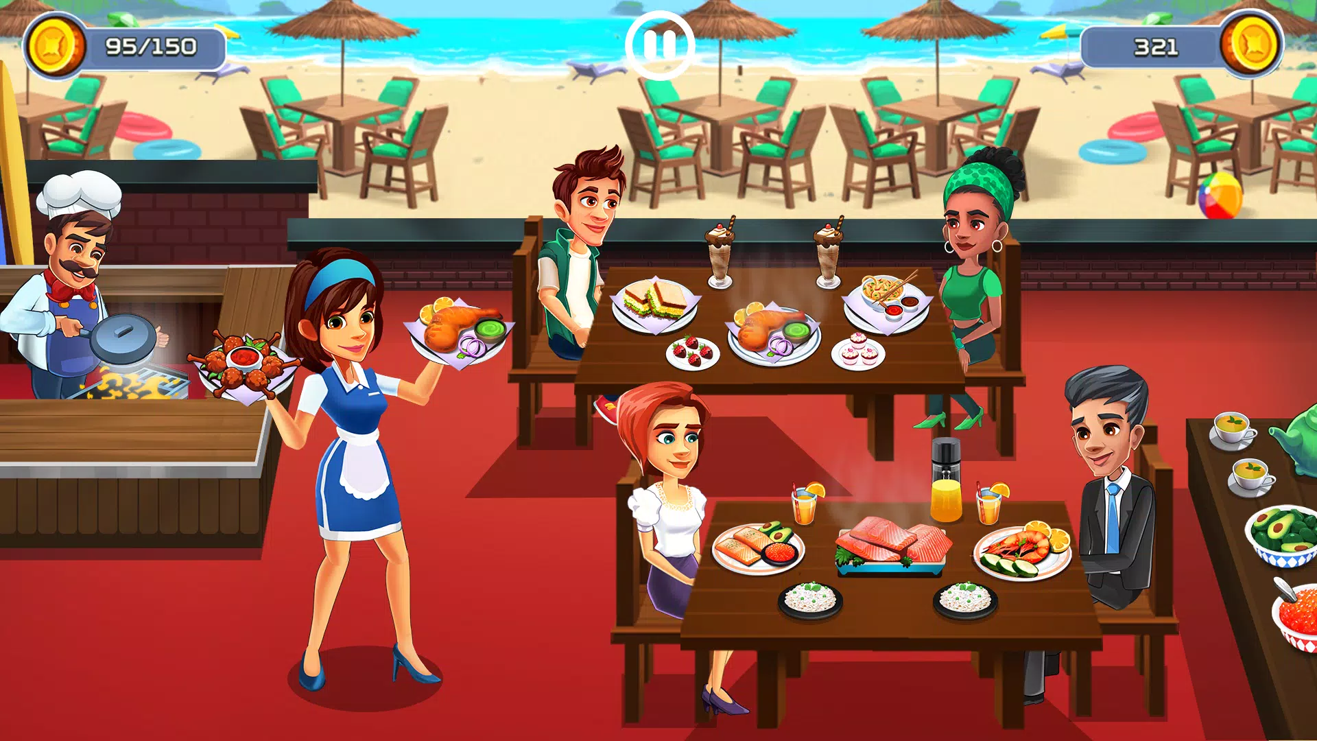 Cooking Cafe - Food Chef Screenshot 0