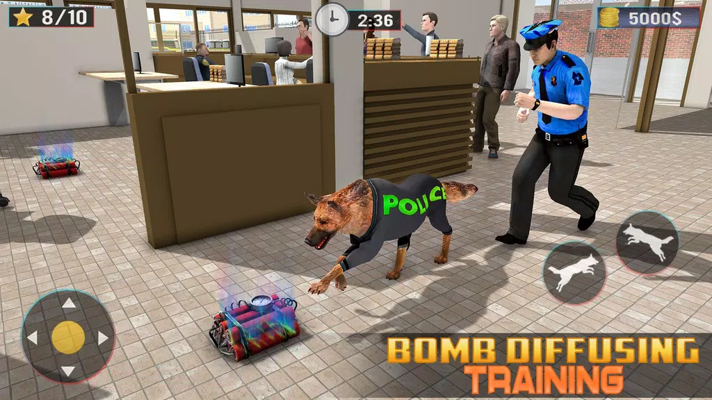 Police K9 Dog Training School: Dog Duty Simulator Schermafbeelding 1