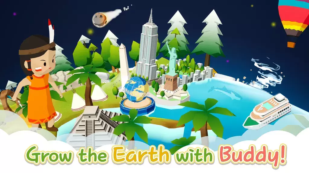 Save The Earth : Idle&Clicker Captura de tela 0