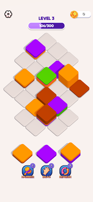 Schermata Block Sort 3D - ASMR Tile Sort 3