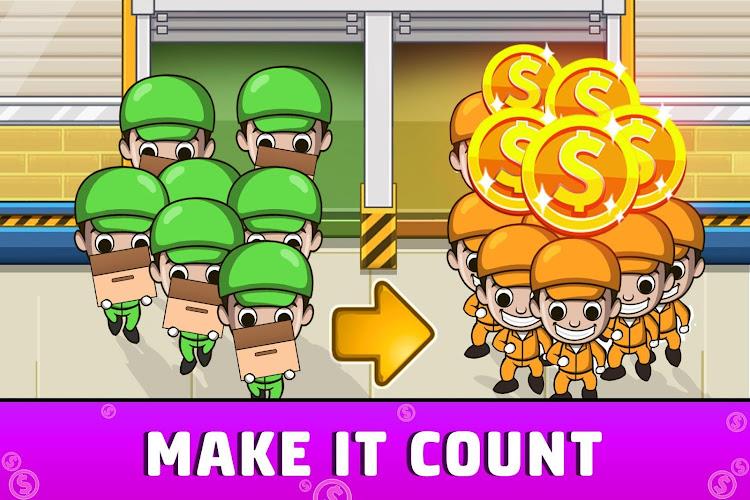 Idle Factory Tycoon: Business! Tangkapan skrin 1