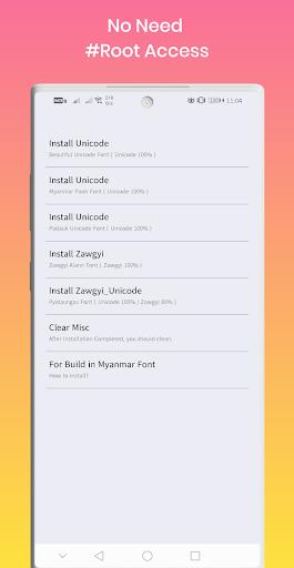 Unicode ⇄ Zawgyi Tangkapan skrin 1
