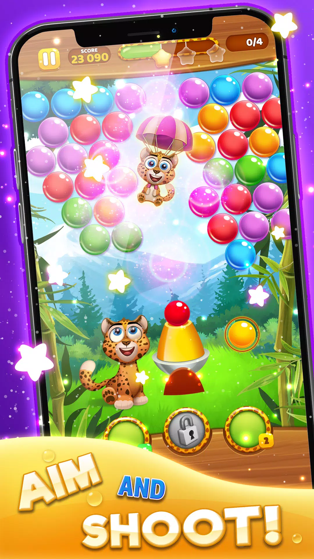 Bubble Pop: Wild Rescue Schermafbeelding 1