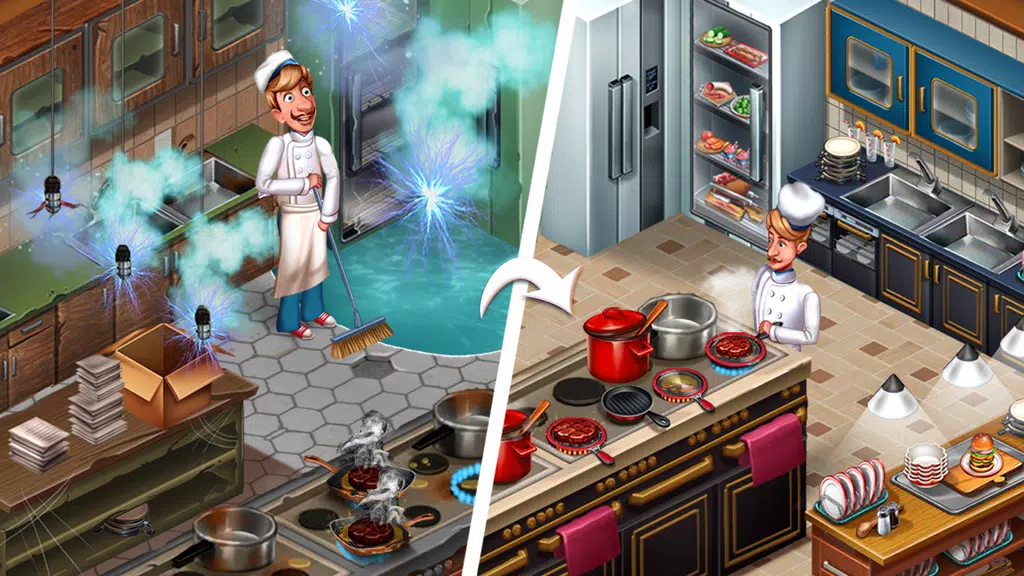 Jeux de Cuisine de Restaurant Capture d'écran 3