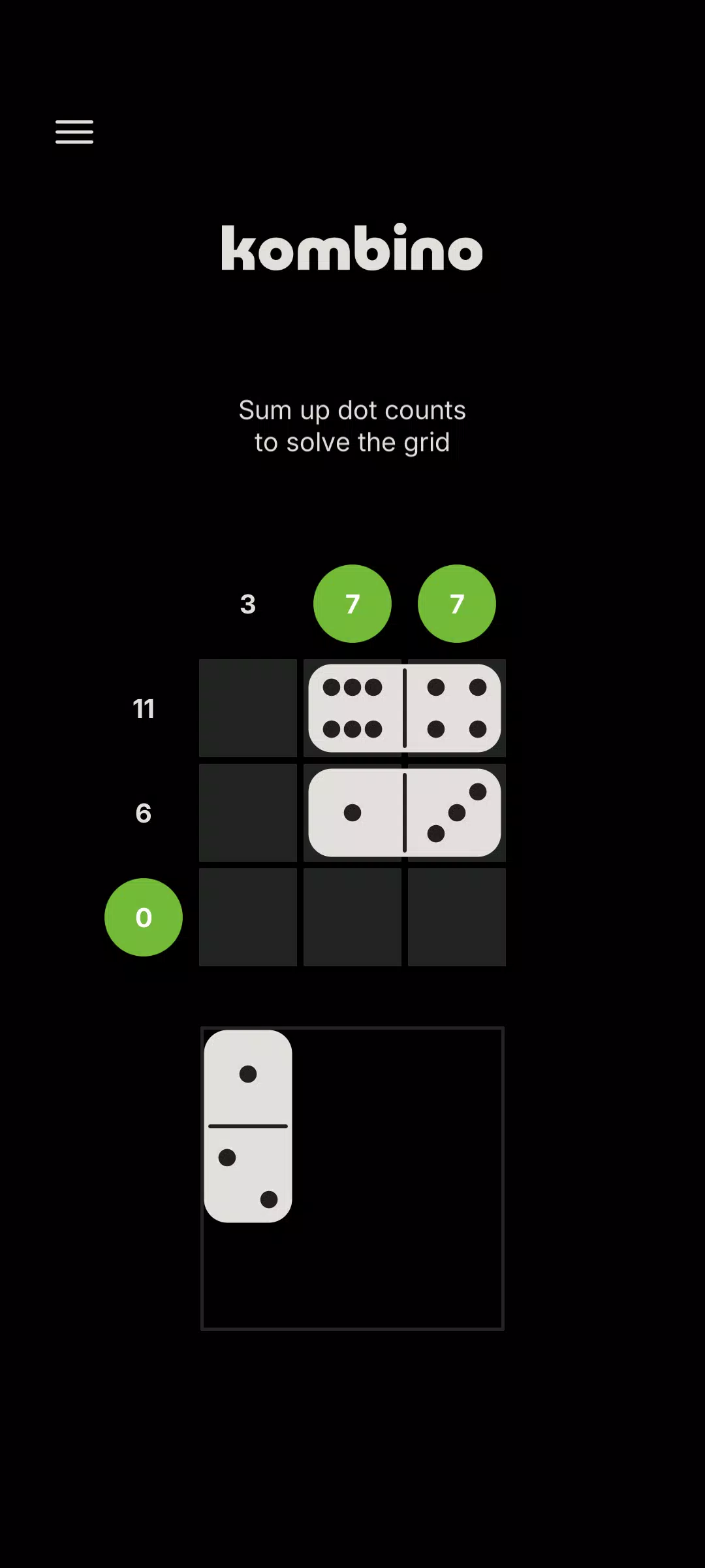 Schermata Kombino: Puzzle Dominoes 1