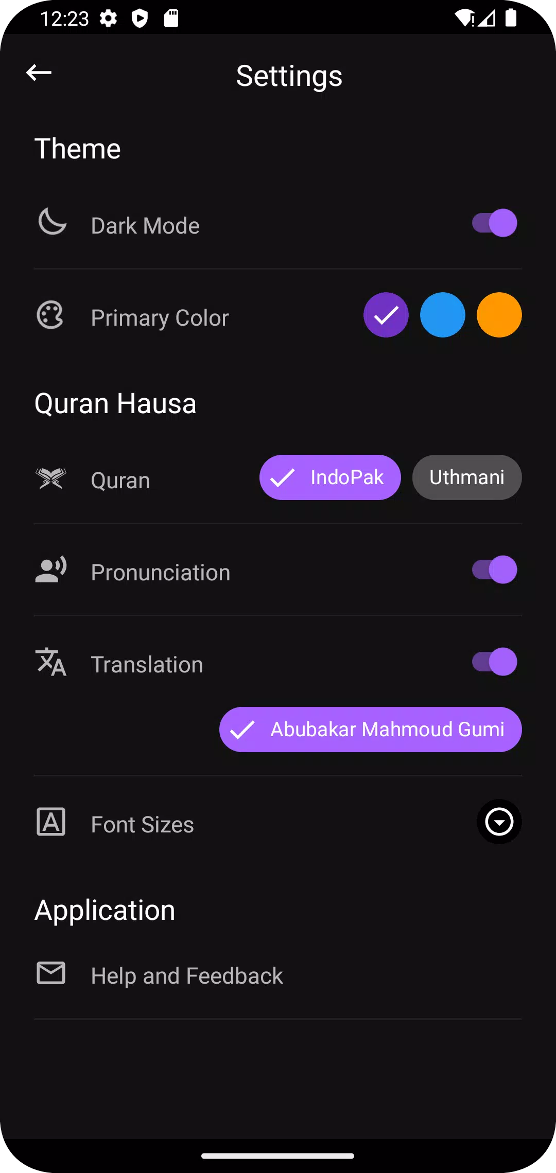 Al Quran Hausa Translation Captura de tela 3