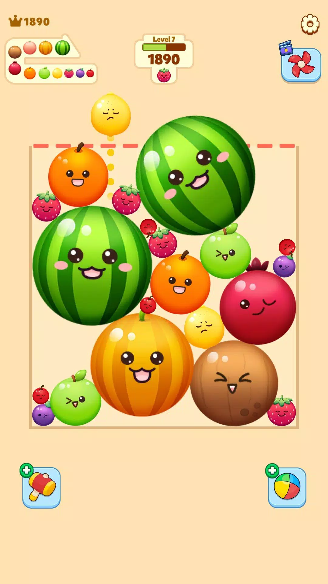 Fruit Merge 스크린샷 1