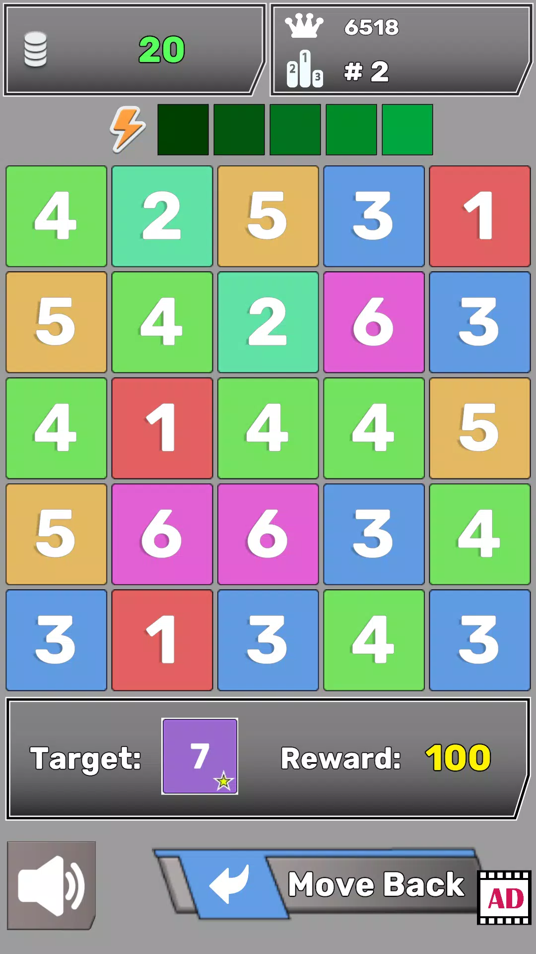 Number Blocks Match Puzzle. স্ক্রিনশট 0