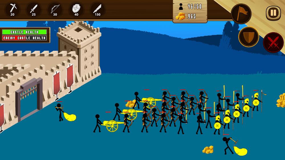 Stickman Age: Stick War Battle Schermafbeelding 2