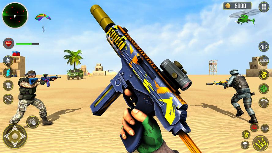 FPS Shooting game 3d gun game Capture d'écran 3