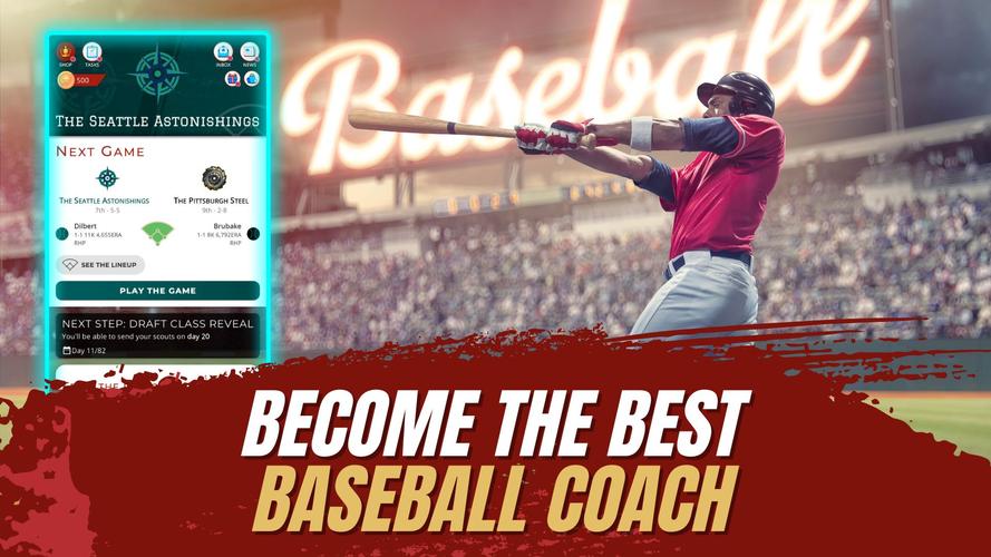 Astonishing Baseball Manager ภาพหน้าจอ 0