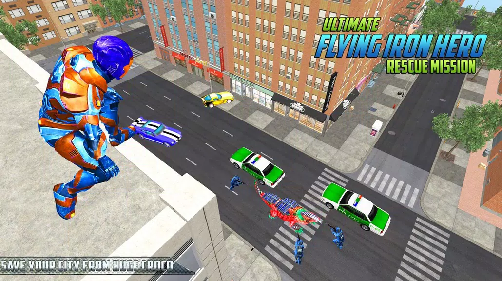 Ultimate KungFu Superhero Iron Fighting Free Game Schermafbeelding 1
