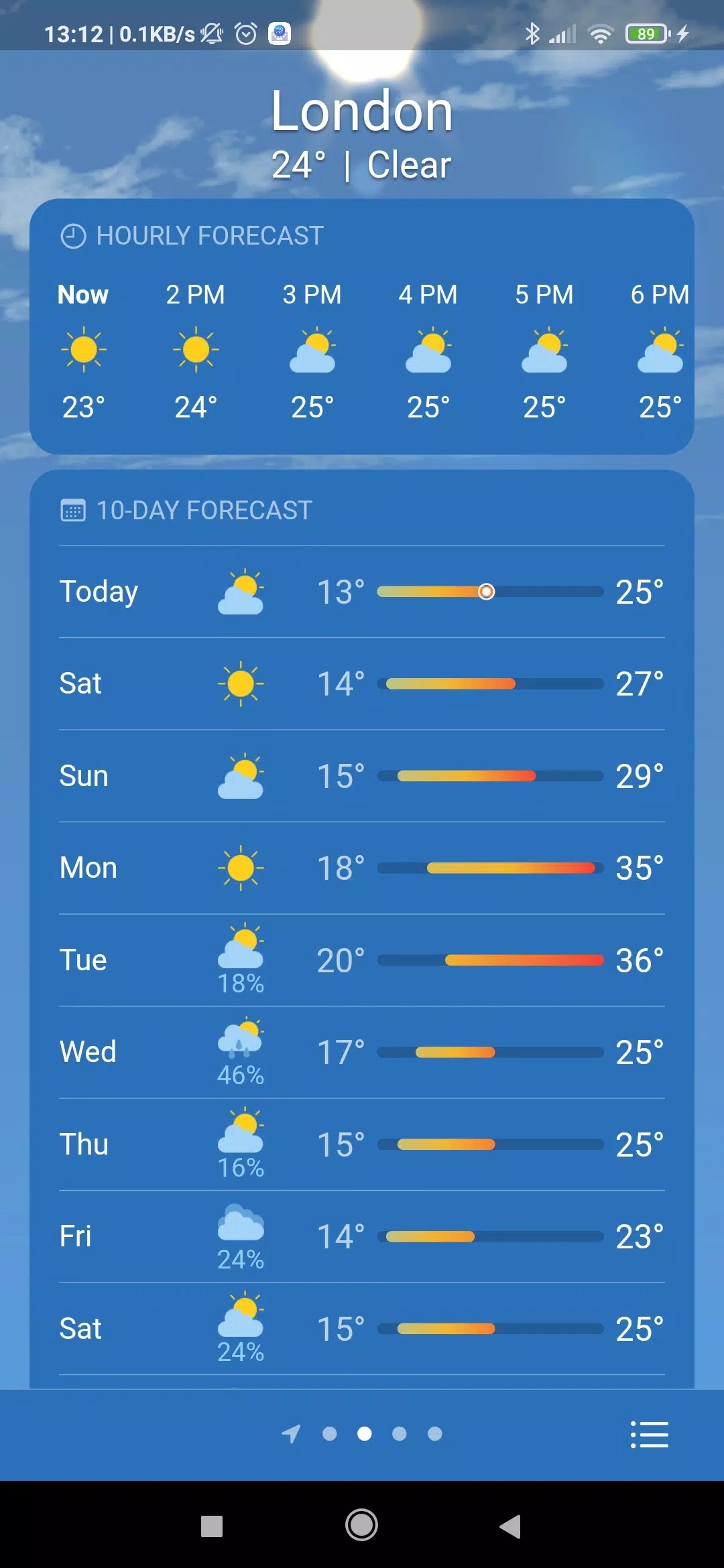 Real Weather Capture d'écran 2