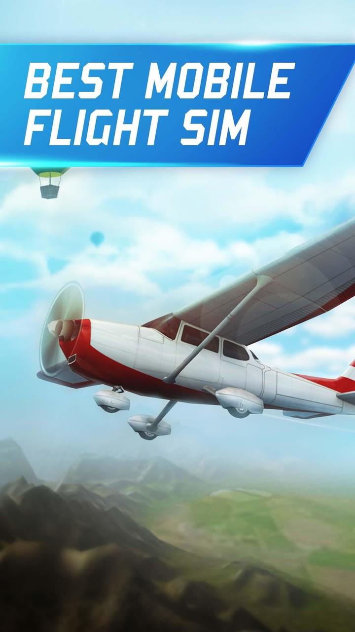 Flight Pilot:Simulator 3D Mod স্ক্রিনশট 1