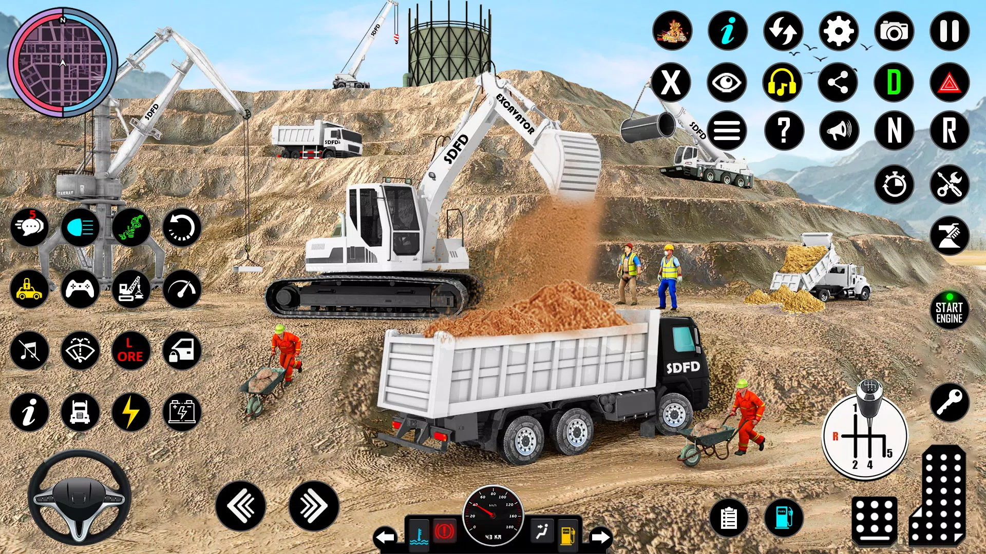 Snow Excavator Simulator Game应用截图第0张