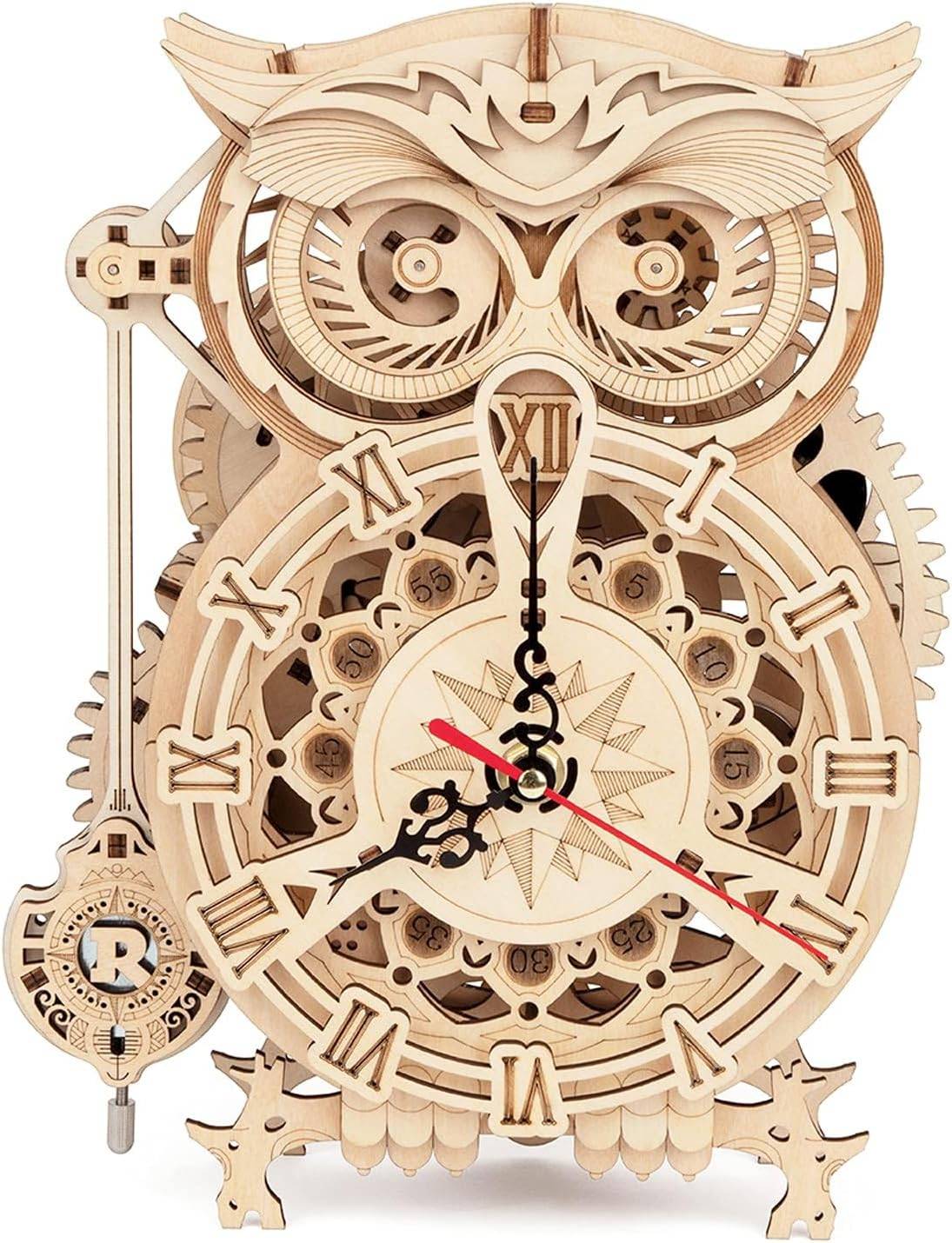 ROKR Owl Clock 3D Puzzle