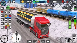 Oil Tanker Truck Driving Games Capture d'écran 2