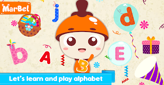 Learn Alphabet with Marbel Ảnh chụp màn hình 0