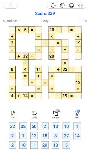 Math Number: Cross Math Puzzle ဖန်သားပြင်ဓာတ်ပုံ 0