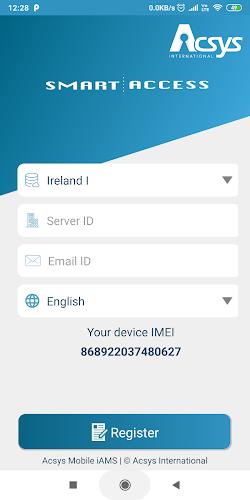 Acsys Mobile Application Zrzut ekranu 1