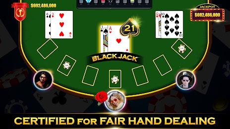 21 Blackjack Real Casino Game 스크린샷 0