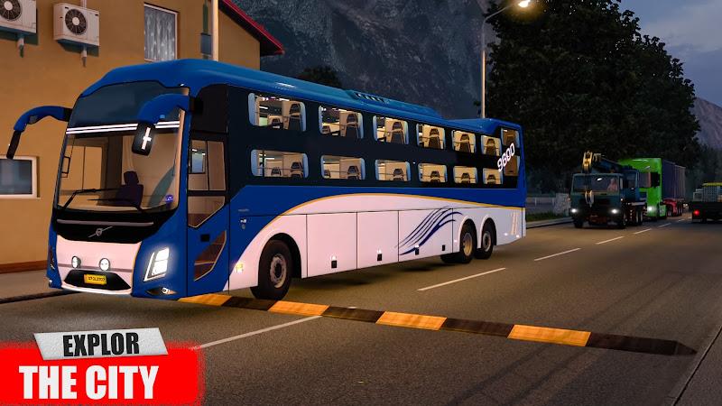 Euro Coach Bus Driving Games Captura de tela 0