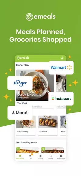 eMeals - Meal Planning Recipes應用截圖第0張