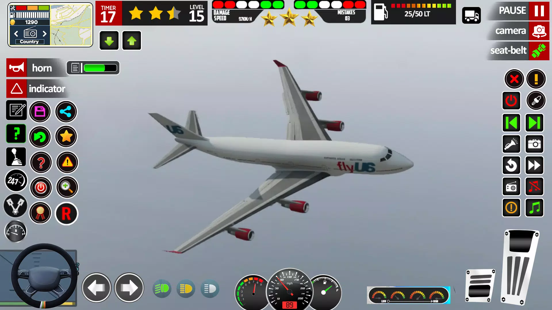 Plane Game Flight Simulator 3d Captura de tela 3