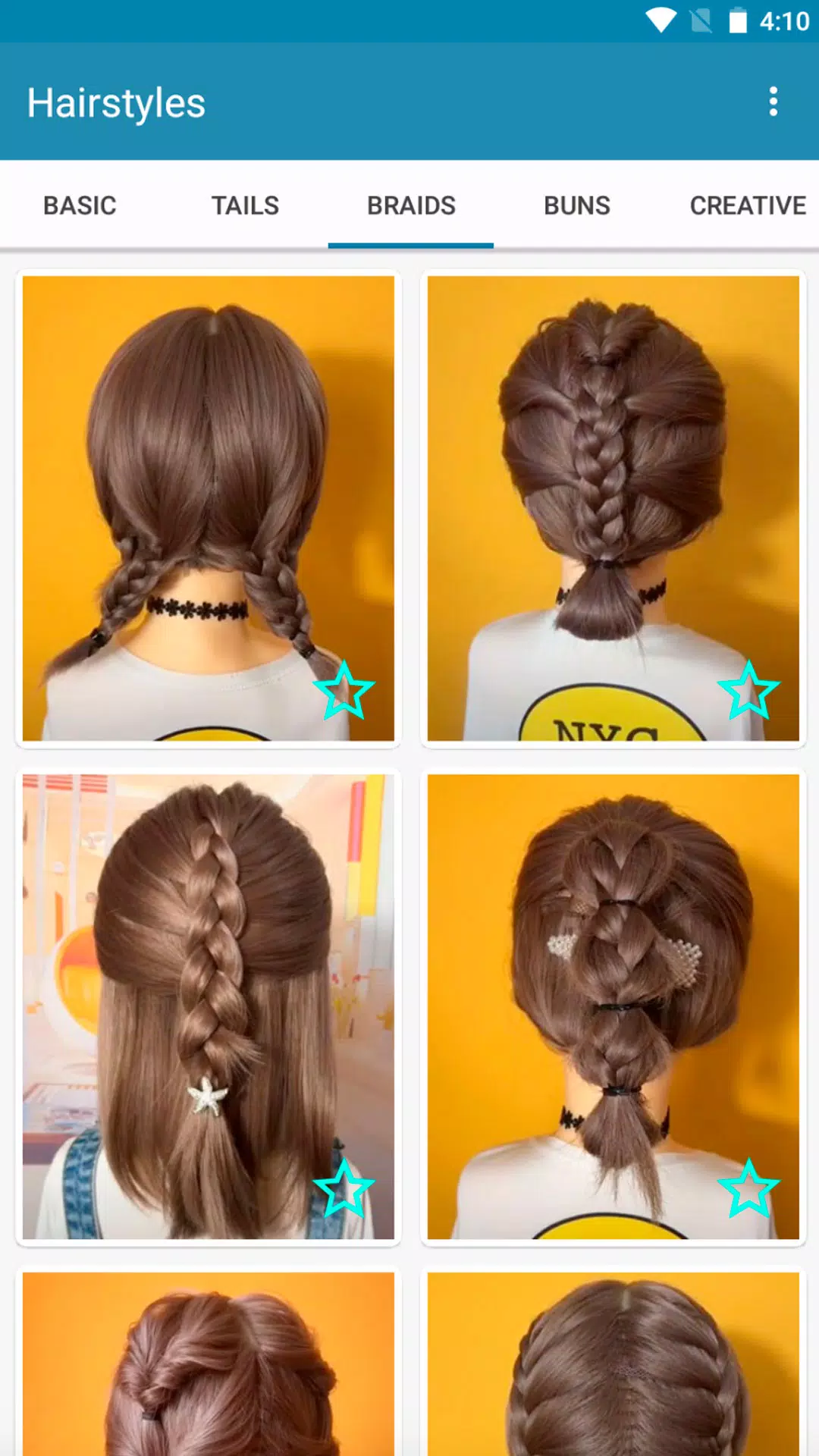 Hairstyles for short hair Ekran Görüntüsü 3