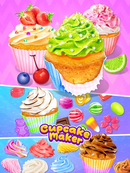 Cupcake Maker: Unicorn Cupcake スクリーンショット 1