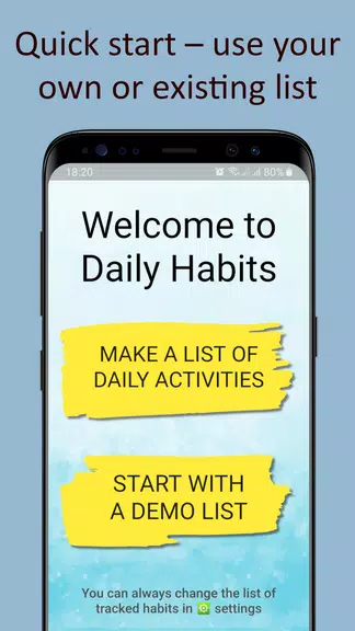 Daily activities tracker應用截圖第1張