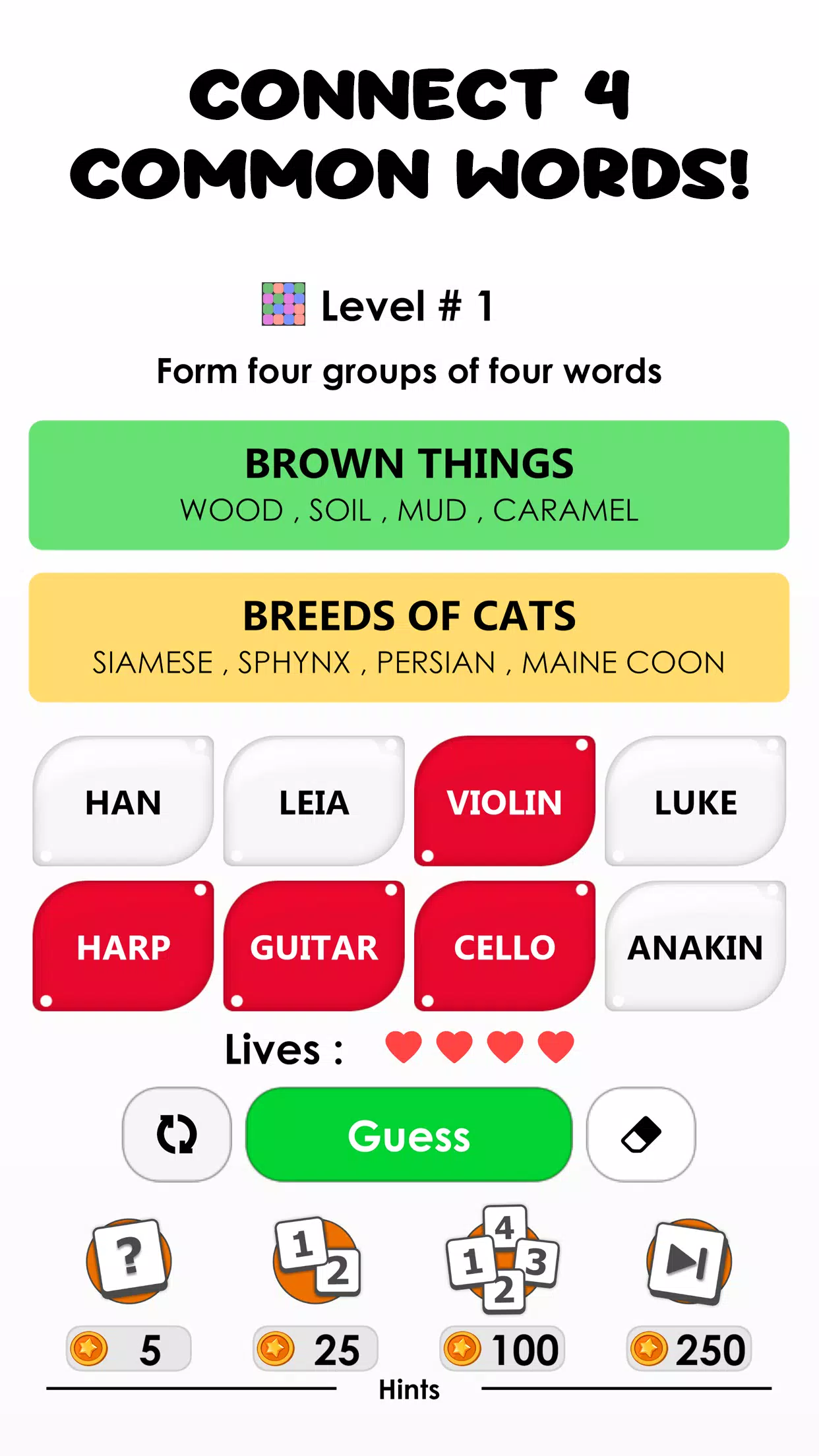 Words: Associations Word Game Ảnh chụp màn hình 1