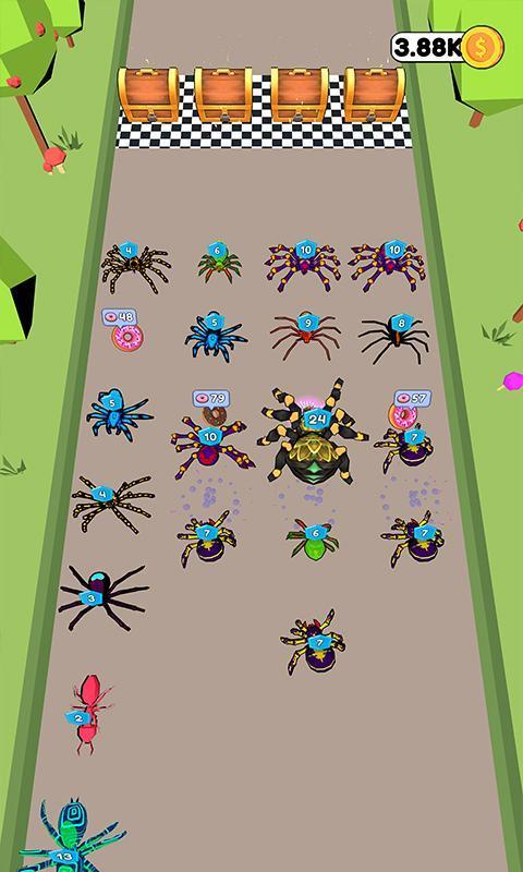 Merge Ants: Underground Battle Schermafbeelding 2