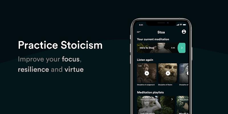 Stoa: Stoic Meditation Zrzut ekranu 0