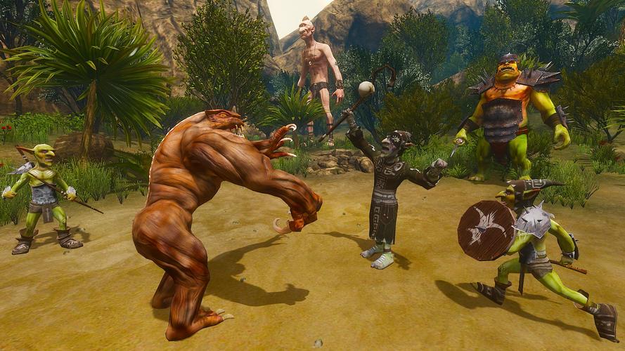 Huge Monster Simulator Captura de tela 1