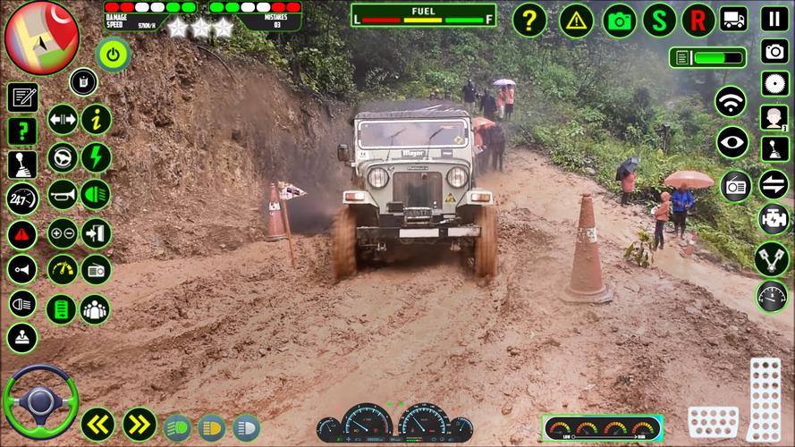 Offroad Jeep Driving Sim 3D應用截圖第2張