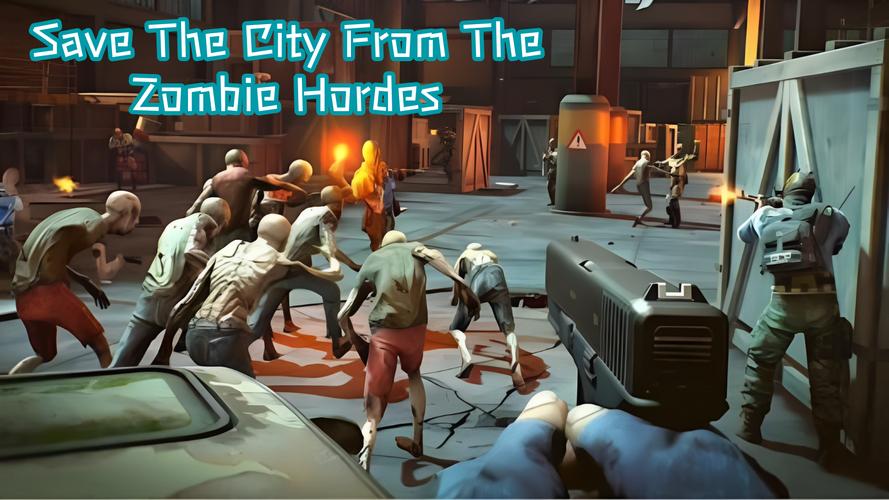 Zombie Apocalypse-Dead City Capture d'écran 1