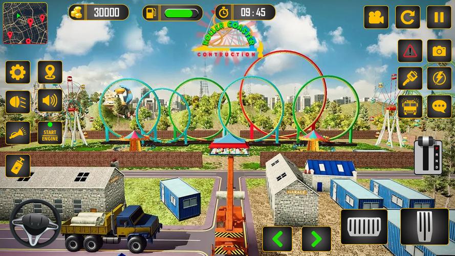 Roller Coaster Builder Game Schermafbeelding 1