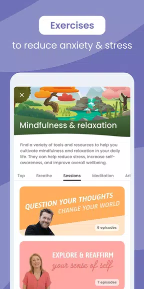 Schermata MyPossibleSelf: Mental Health 3